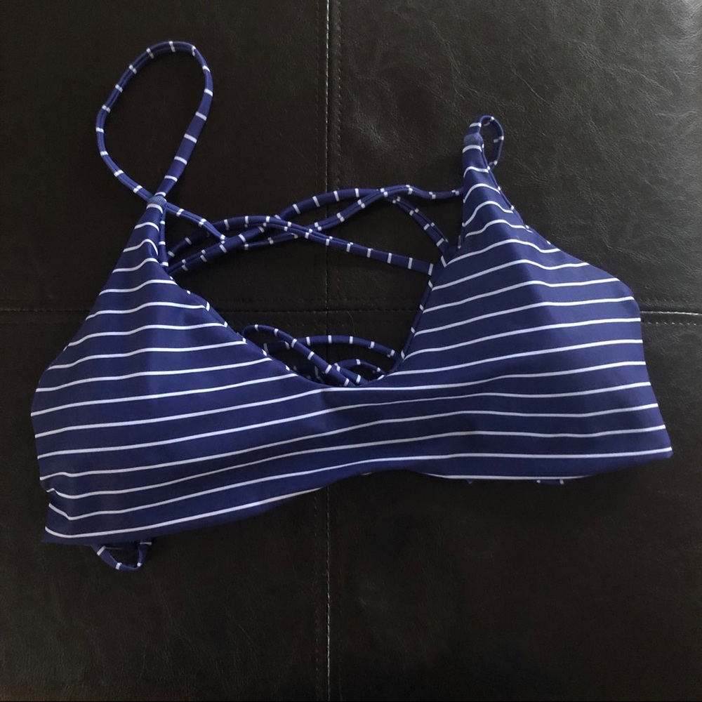 Striped Bikini Top